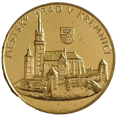 Medal - Kremnica City Castle ND back