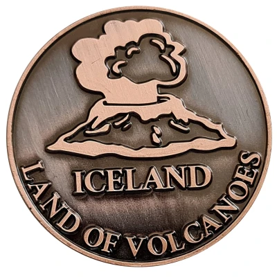 Medal - Land of Volcanoes (Tourist Souvenir) ND front