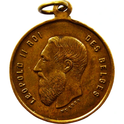 Medal - Leopold II (Festival of Ghent) ND front