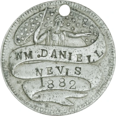 Medal Liberty and banner front