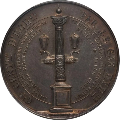 Medal - Lighting of Algiers, Oran, and surrounding cities front