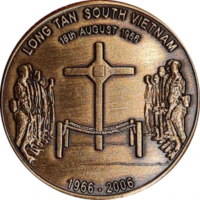 Medal - Long Tan South Vietnam (Military Medal) ND back