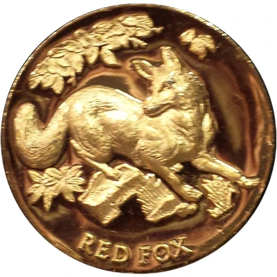 Medal - Longines Symphonette (America Wildlife - Red Fox) ND front