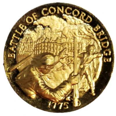 Medal - Longines Symphonette (Battle of Concord Bridge) ND front