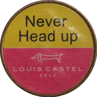 Medal - Louis Castel (Golf Ball Marker) ND front