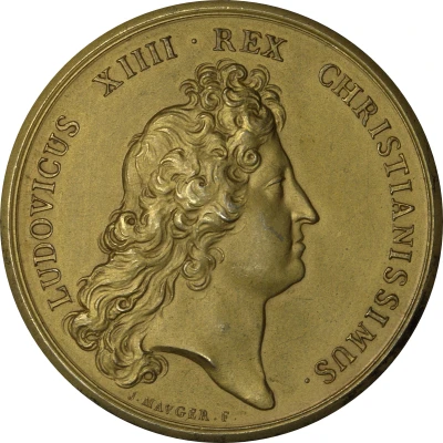 Medal - Louis XIIII Royal maritime galleys; Restrike ND front