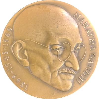 Medal - Mahatma Gandhi front