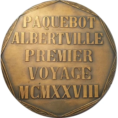 Medal - Maiden voyage of the Albertville back