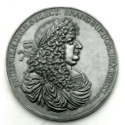 Medal - Marriage of Friedrich Wilhelm and Dorothea Sophie von Schleswig-Holstein-Sonderburg-Glücksburg ND front