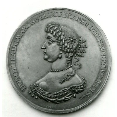 Medal - Marriage of Friedrich Wilhelm and Dorothea Sophie von Schleswig-Holstein-Sonderburg-Glücksburg ND back