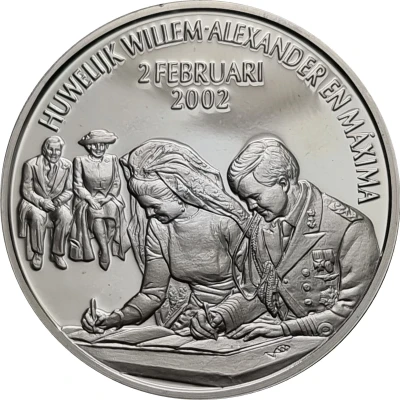 Medal - Marriage of Willem-Alexander and Maxima front