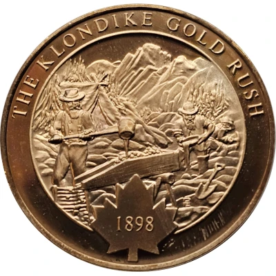 Medal - Medallic History of Canada (The Klondike Gold Rush) ND front