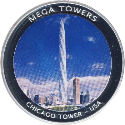 Medal - Mega Towers Chicago Tower, USA back