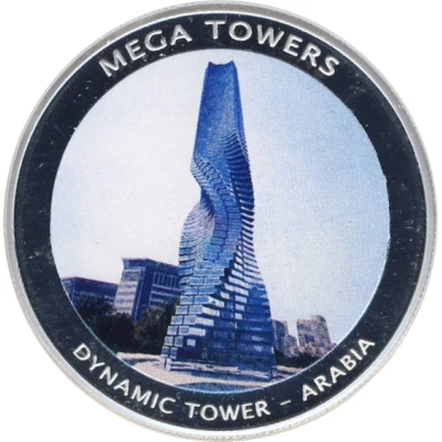 Medal - Mega Towers Dynamic Tower, Arabia back