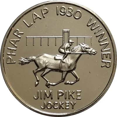 Medal - Melbourne Cup 128th Race; Phar Lap Winner front