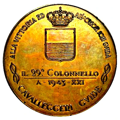 Medal - Military succesess of Colonel Scarpa in Albania front