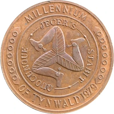 Medal - Millennium of Tynwald front