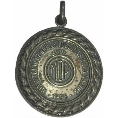 Medal - Ministerio de Obras Públicas front