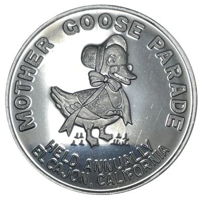 Medal - Mother Goose Parade Sweepstakes Winner back
