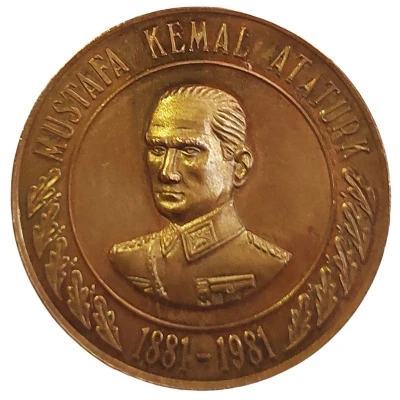 Medal - Mustafa Kemal Atatürk front