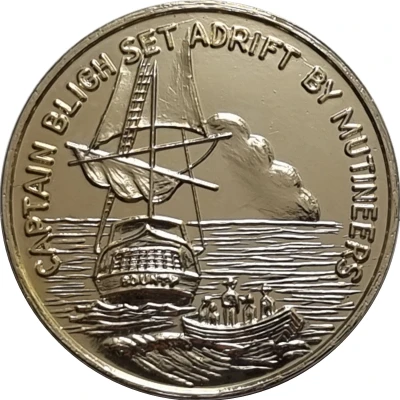 Medal - Mutiny on the Bounty 200 Year Anniversary front