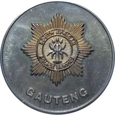 Medal - My Country - South African Police Service - Gauteng ND back