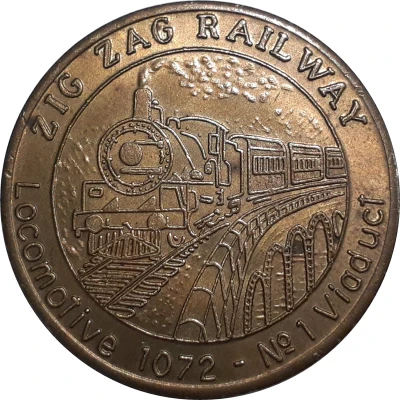 Medal - NSW - Blue Mountains Zig Zag Railway (Tourist Souvenir) ND front