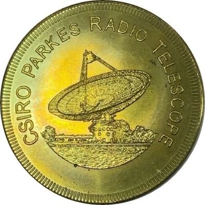 Medal - NSW - CSIRO Parkes Radio Telescope (Tourist Souvenir) ND front