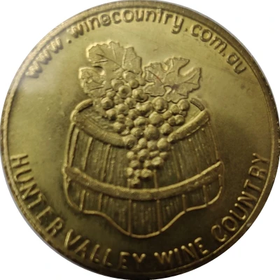 Medal - NSW - Hunter Valley Wine Country (Tourist Souvenir) ND front