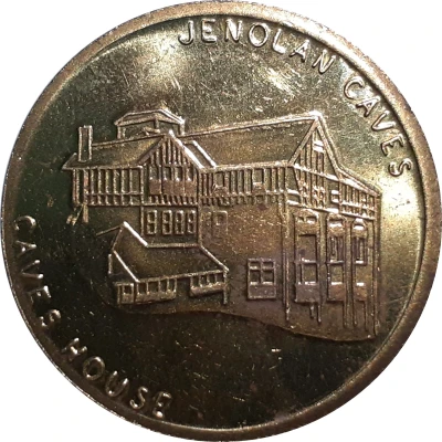 Medal - NSW - Jenolan Caves (Tourist Souvenir) ND front