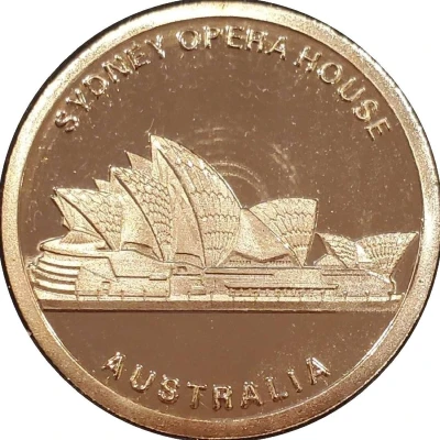 Medal - NSW - Sydney Opera House (Tourist Souvenir) ND front