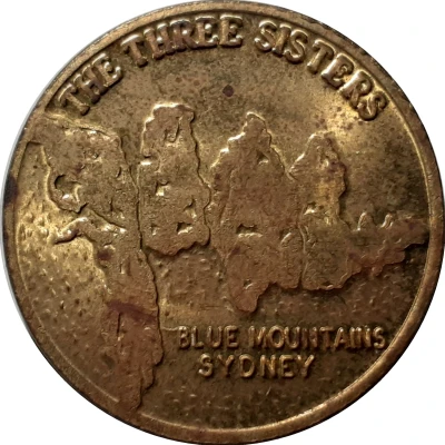 Medal - NSW - The Three Sisters (Tourist Souvenir) ND front