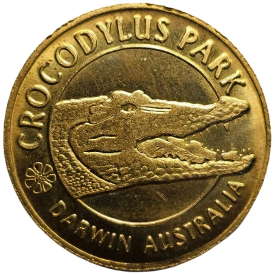 Medal - NT - Crocodylus Park Darwin (Tourist Souvenir) ND front