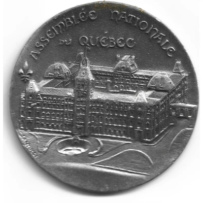 Medal - National Assembly of Quebec ND back