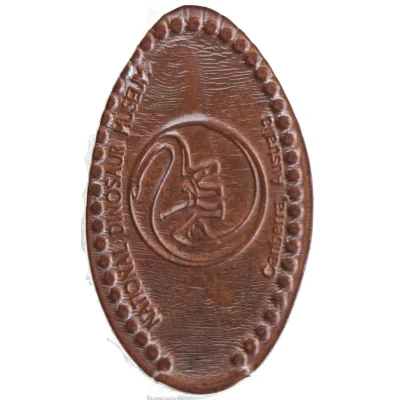 Medal - National Dinosaur Museum (Elongated Coin) ND front