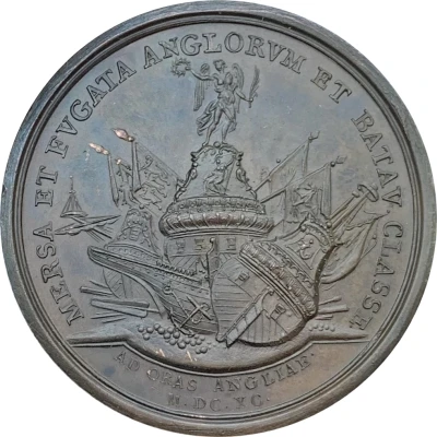 Medal - Naval victory at Beachy Head back