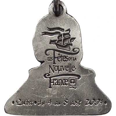 Medal - New France Festival Quebec City back