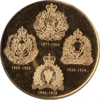 Medal - North West Mounted Police Act back