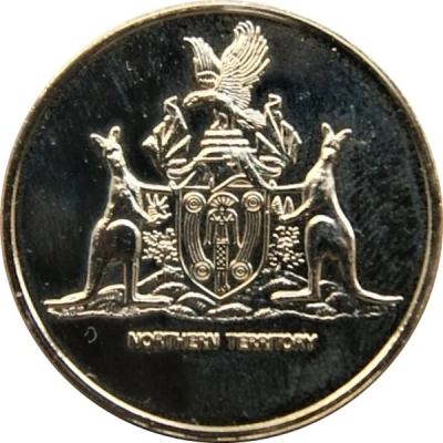 Medal - Northern Territory - 5 Years Self-Government Event Medal back