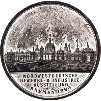 Medal - Northwestern trade & Industry exhibition Bremen front