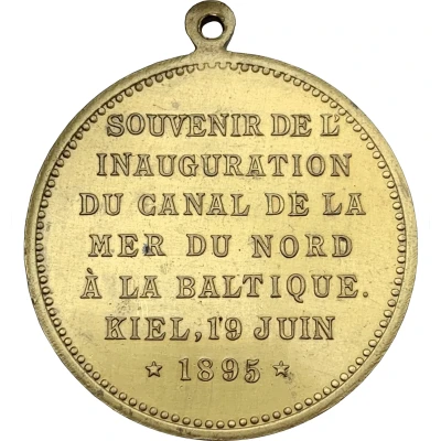 Medal - Opening of the North Sea and Baltic Sea canal back