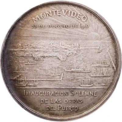 Medal - Opening of the port in Montevideo back