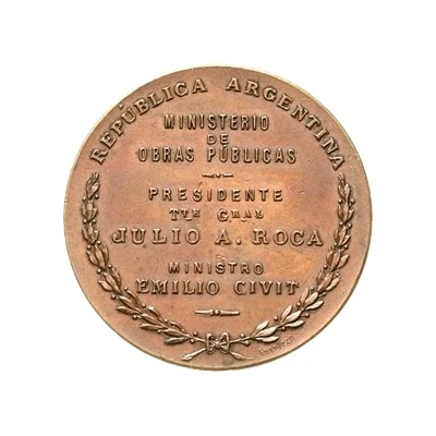 Medal - Opening of the port of Concordia back