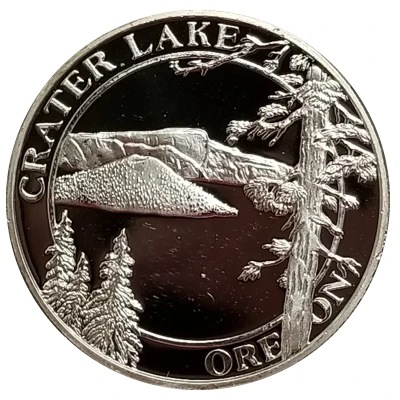 Medal - Oregon Trail (Crater Lake) ND front