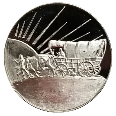 Medal - Oregon Trail (Crater Lake) ND back