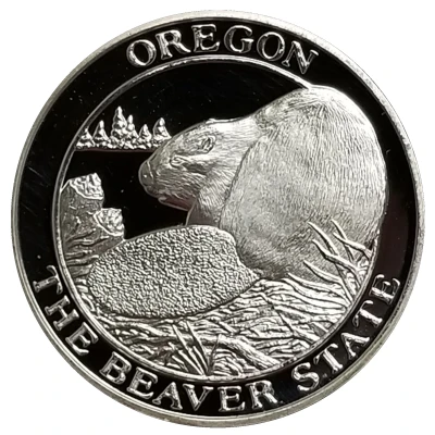 Medal - Oregon Trail (The Beaver State) ND front