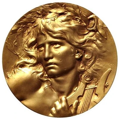 Medal - Orpheus Gold plated ND front