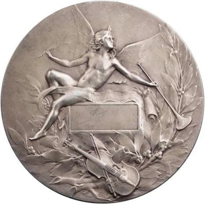 Medal - Orpheus Silver plated ND back