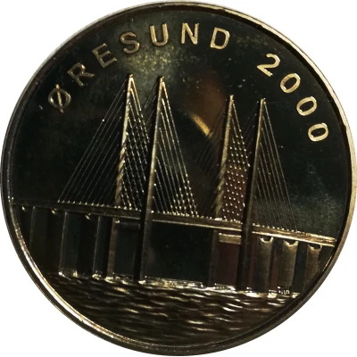 Medal - Orsund Bridge and Ferry (Oresund Strait, Denmark-Sweden) ND front