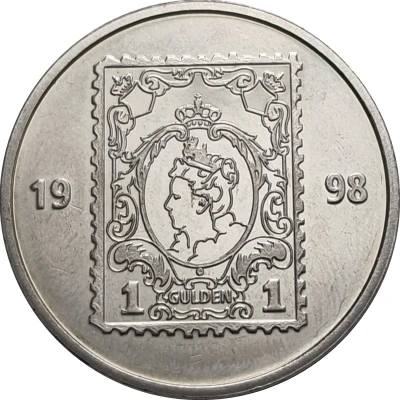 Medal - PTT Post Nederland 1 Gulden front